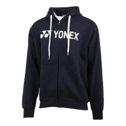 Bluza sportowa męska Yonex COJLH0023331. Niebieskie bluzy męskie YONEX, l, bez wzorów, z materiału, z kapturem. Za 364.00 zł.