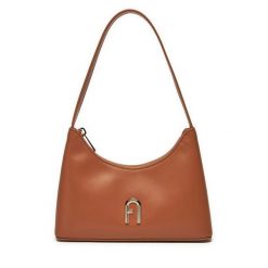 Torebka Furla. Brązowe torebki do ręki damskie Furla, bez wzorów, klasyczne, bez dodatków. Za 739.99 zł.