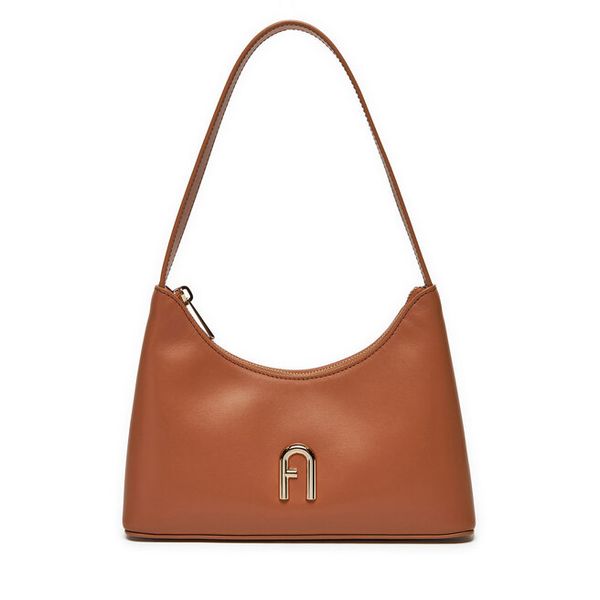 Torebka Furla. Brązowe torebki do ręki damskie Furla, bez wzorów, klasyczne, bez dodatków. Za 739.99 zł.