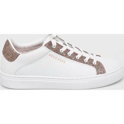 Skechers - Buty. Szare obuwie sportowe damskie Skechers, z materiału. W wyprzedaży za 239.90 zł.