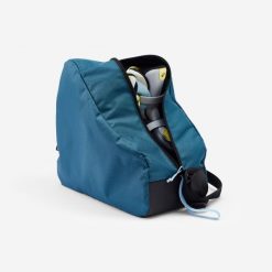Torba na rolki 100 S niebieska. Niebieskie torby i plecaki dziecięce OXELO, z materiału. Za 29.99 zł.