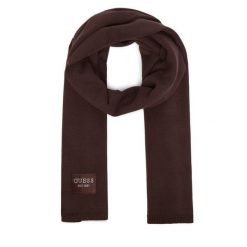 Szalik Guess. Brązowe szaliki i chusty damskie Guess, z aplikacjami. Za 234.99 zł.