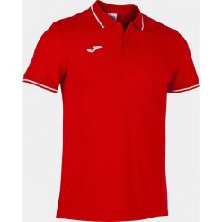 Joma Confort II Polo Shirt Red 2xl - Oddychający i trwałe. Czerwone koszulki polo męskie Joma, m, bez wzorów, z bawełny, bez ramiączek. Za 101.75 zł.