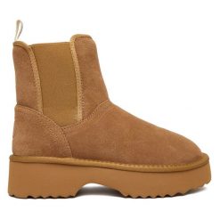 Śniegowce Liu Jo. Brązowe śniegowce i trapery damskie Liu Jo. Za 429.99 zł.