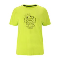 Koszulka damska Whistler Tergo. Brązowe koszulki sportowe damskie Whistler, bez wzorów, sportowe, bez kołnierzyka. Za 89.99 zł.