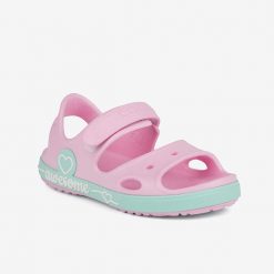 Sandały dziecięce Coqui. Czerwone sandały dziewczęce Coqui, bez zapięcia. Za 145.99 zł.