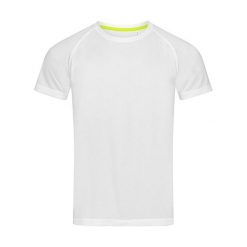 Męska Koszulka Active 140. Białe koszulki sportowe męskie Stedman, m, bez wzorów, bez kołnierzyka, bez ramiączek, trekkingowe. Za 47.99 zł.