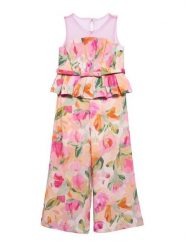 Abel & Lula Kombinezon 5205 Kolorowy Regular Fit. Sukienki dla dziewczynek Abel & Lula, bez wzorów, z wiskozy, bez ramiączek. Za 449.99 zł.