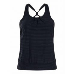 Damski top do kostiumu kąpielowego Protest Mixbest. Czarne topy damskie Protest, m, bez wzorów, bez kołnierzyka, bez ramiączek. Za 241.00 zł.