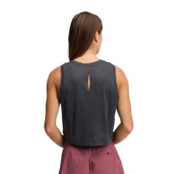 Damski tank top Black Diamond Circuit. Czarne koszulki sportowe damskie Black Diamond, bez wzorów, z materiału, sportowe, bez kołnierzyka. Za 241.50 zł.