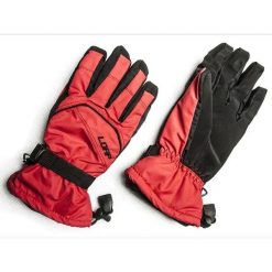 Rękawiczki zimowe Loap Vista czerwone 2xl. Czarne rękawiczki damskie Winter-grip, na zimę, bez wzorów, sportowe. Za 170.99 zł.