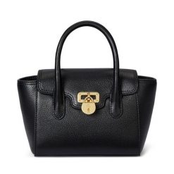Torebka LAUREN RALPH LAUREN. Czarne torebki do ręki damskie Lauren Ralph Lauren, bez wzorów, klasyczne, bez dodatków. Za 1,099.00 zł.