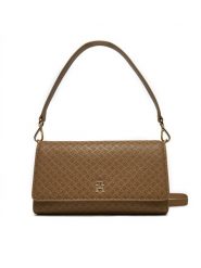 Tommy Hilfiger Torebka AW0AW16933 Brązowy. Brązowe torebki do ręki damskie Tommy Hilfiger, bez wzorów, ze skóry, bez dodatków. Za 399.99 zł.