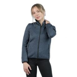 Damski polar Izas Samaun. Niebieskie swetry damskie IZAS, m, bez wzorów, z polaru, sportowe, bez kołnierzyka, bez ramiączek, bez kaptura. W wyprzedaży za 226.04 zł.