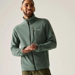 Męska bluza polarowa Brinnden z zamkiem błyskawicznym. Niebieskie bluzy męskie Regatta, m, bez wzorów, z materiału, bez kaptura. Za 171.00 zł.