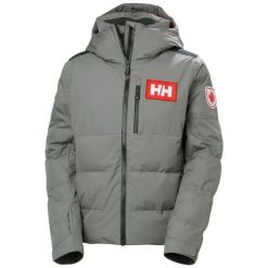 Damska kurtka narciarska z kapturem Helly Hansen Kvitfjell Race. Szare kurtki snowboardowe damskie Helly Hansen, l, bez wzorów, z dzianiny, z kapturem, narciarskie. Za 1,612.00 zł.