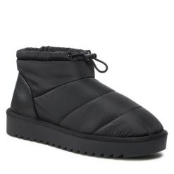 Botki Jenny Fairy. Czarne botki damskie Jenny Fairy, bez obcasa, na płaskiej podeszwie, bez zapięcia. Za 69.99 zł.