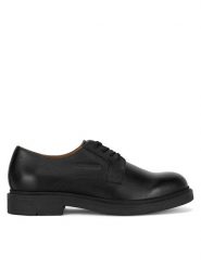 Gino Rossi Półbuty FERYD-26 MI08 Czarny. Czarne eleganckie półbuty Gino Rossi, ze skóry, wizytowe, bez zapięcia. Za 299.99 zł.
