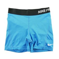Second life - Spodenki Nike PRO Dri-Fit dla kobiet - Stan bardzo dobry. Niebieskie obuwie sportowe damskie Nike, bez wzorów, na fitness i siłownię. Za 63.41 zł.