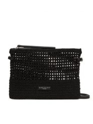 Gianni Chiarini Torebka Victoria BS 11580 SMCRH Czarny. Czarne listonoszki damskie Gianni Chiarini, bez wzorów, z materiału, bez dodatków. Za 219.99 zł.