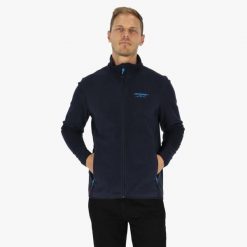 Bluza polarowa turystyka męska Swedemount Tromsö Fleece. Niebieskie bluzy męskie SWEDEMOUNT, m, bez wzorów, z materiału, bez kaptura. Za 152.99 zł.