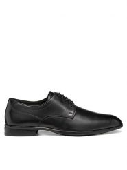 Geox Półbuty U Thalos U66NYA 00043 C9999 Czarny. Czarne eleganckie półbuty Geox, ze skóry, wizytowe, bez zapięcia. Za 549.99 zł.