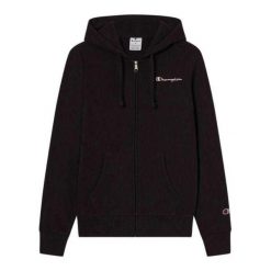 Damska Bluza Z Kapturem Zapinana Na Zamek Błyskawiczny. Czarne bluzy damskie Champion, bez wzorów, z kapturem. Za 318.99 zł.
