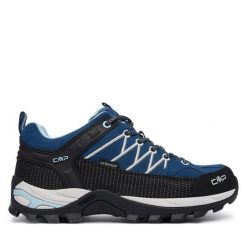 Trekkingi CMP. Niebieskie obuwie sportowe damskie CMP, bez wzorów, trekkingowe. Za 479.99 zł.