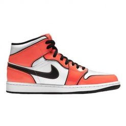 Buty do chodzenia męskie Nike Air Jordan 1 Mid SE. Brązowe buty sportowe męskie Nike, z materiału, za kostkę, bez zapięcia, do koszykówki, Nike Air Jordan. Za 918.00 zł.