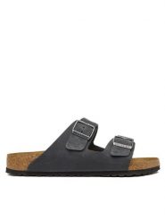 Birkenstock Klapki Arizona 1032435 Szary ciemny. Szare klapki męskie Birkenstock, ze skóry. Za 549.99 zł.