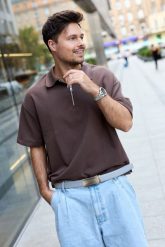 Pasek męski skórzany klamra automatyczna jasno szary Beltimore A51 : Kolory - szary, srebrny, Rozmiar pasków - r.125-140 cm. Szare paski damskie bez wzorów, ze skóry, wizytowe. Za 64.99 zł.