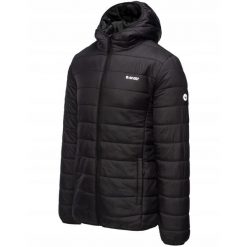 Kurtka przejściowa dla mężczyzn Hi-tec Core Aron. Czarne kurtki męskie Hi-tec, m, bez wzorów, trekkingowe. W wyprzedaży za 149.99 zł.