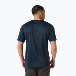 Koszulka męska Helly Hansen HH Tech 2.0. Niebieskie koszulki sportowe męskie Helly Hansen, m, bez wzorów, bez kołnierzyka, bez ramiączek, trekkingowe. Za 109.99 zł.