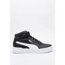 Buty do chodzenia damskie Puma Carina 20 Mid. Białe obuwie sportowe damskie Puma, bez wzorów, z materiału, trekkingowe. Za 293.00 zł.