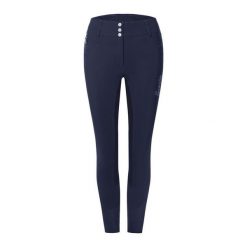 Damskie spodnie do jazdy konnej Cavallo Celine X z lejem kolanowym. Niebieskie spodnie materiałowe damskie CAVALLO, bez wzorów. Za 927.30 zł.