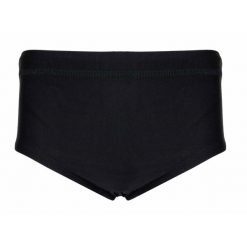 Kąpielówki chłopięce spodenki treningowe Aqua-Sport Faster. Czarne kąpielówki dla chłopców AQUA-SPORT, bez wzorów, sportowe. Za 26.99 zł.