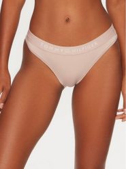 Tommy Hilfiger Figi klasyczne UW0UW05509 Beżowy. Brązowe figi damskie Tommy Hilfiger, xs, bez wzorów, z syntetyku. Za 69.99 zł.