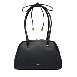 Torebka Furla. Czarne torebki do ręki damskie Furla, bez wzorów, klasyczne, bez dodatków. Za 1,754.00 zł.
