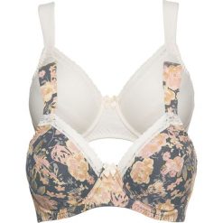 Biustonosz (2 szt.) bonprix z nadrukiem + biel wełny. Biustonosze marki bonprix. Za 49.98 zł.