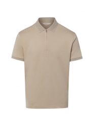Selected koszulka polo Mężczyźni Bawełna beżowy, S. Brązowe koszulki polo męskie Selected, m, bez wzorów, z bawełny, bez kołnierzyka, bez ramiączek. Za 169.95 zł.