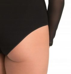Body damskie z siateczką Willow czarne Czarny XL. Czarne t-shirty damskie Teyli, xl, bez wzorów, bez kołnierzyka. Za 166.42 zł.