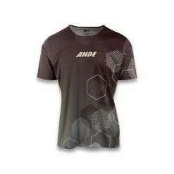 T-Shirt Ande Kima Dorośli. Czarne t-shirty męskie ANDE, m, bez wzorów, z materiału, klasyczne, bez kołnierzyka. Za 195.99 zł.