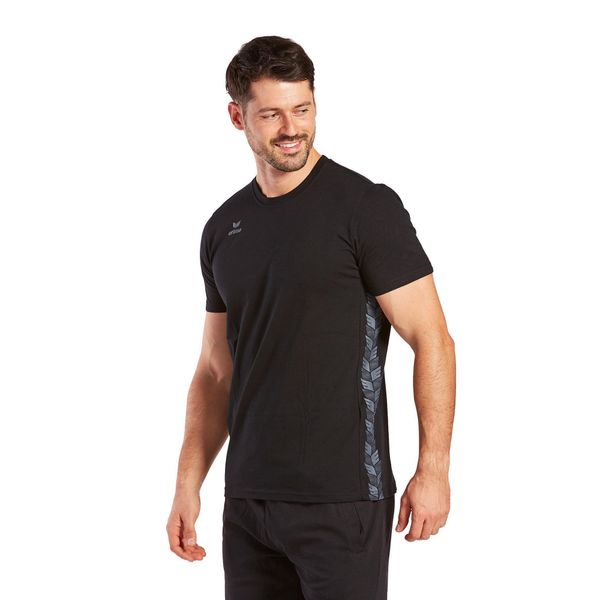 Jersey Erima Essential Team. Czarne koszulki sportowe męskie Erima, xl, bez wzorów, z jersey, bez kołnierzyka, bez ramiączek, do piłki nożnej. Za 139.00 zł.