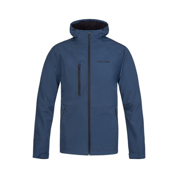 Kurtka softshell męska Hannah Briston. Niebieskie kurtki męskie Hannah, na zimę, m, bez wzorów, z materiału, bez kaptura. Za 389.39 zł.