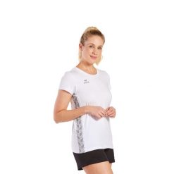 Damska koszulka Erima Essential Team. Białe koszulki sportowe damskie Erima, l, bez wzorów, bez kołnierzyka, bez ramiączek, do piłki nożnej. Za 144.00 zł.