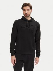 EA7 Emporio Armani Bluza 7M000152 AF10432 UC001 Czarny Regular Fit. Czarne bluzy męskie EA7 Emporio Armani, l, bez wzorów, z bawełny, bez kaptura. Za 509.99 zł.