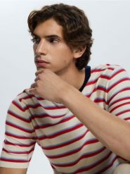 Sweter z wiskozy - wielobarwny. Swetry przez głowę męskie Reserved, l, bez wzorów, z wiskozy, bez kołnierzyka. Za 79.99 zł.