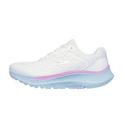 Buty do biegania damskie SKECHERS Go Run Consistent 2.0 Mile Marker. Białe obuwie sportowe damskie Skechers, bez wzorów, do biegania. W wyprzedaży za 320.55 zł.