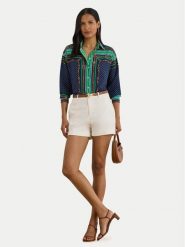 LAUREN RALPH LAUREN Koszula 200P03687001 Kolorowy Relaxed Fit. Bluzki damskie Lauren Ralph Lauren, xs, bez wzorów, z syntetyku, bez kołnierzyka, bez ramiączek. Za 859.99 zł.