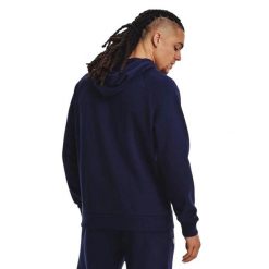 Męska Bluza Polarowa Z Logo Rival. Białe bluzy męskie Under Armour, m, bez wzorów, z bawełny, z kapturem. Za 309.80 zł.